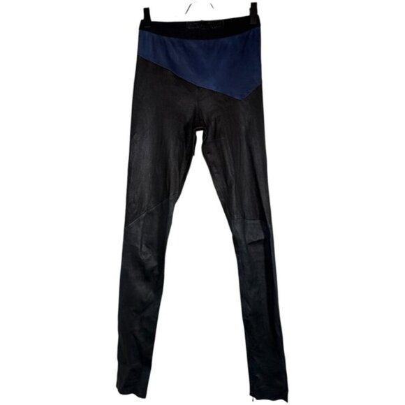 Neil Barrett Made in Italy Leather Leggings size XS - Picture 1 of 6